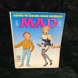 Mad Magazine No. 304  July 1991
Madonna/Edward Scissorhands ~